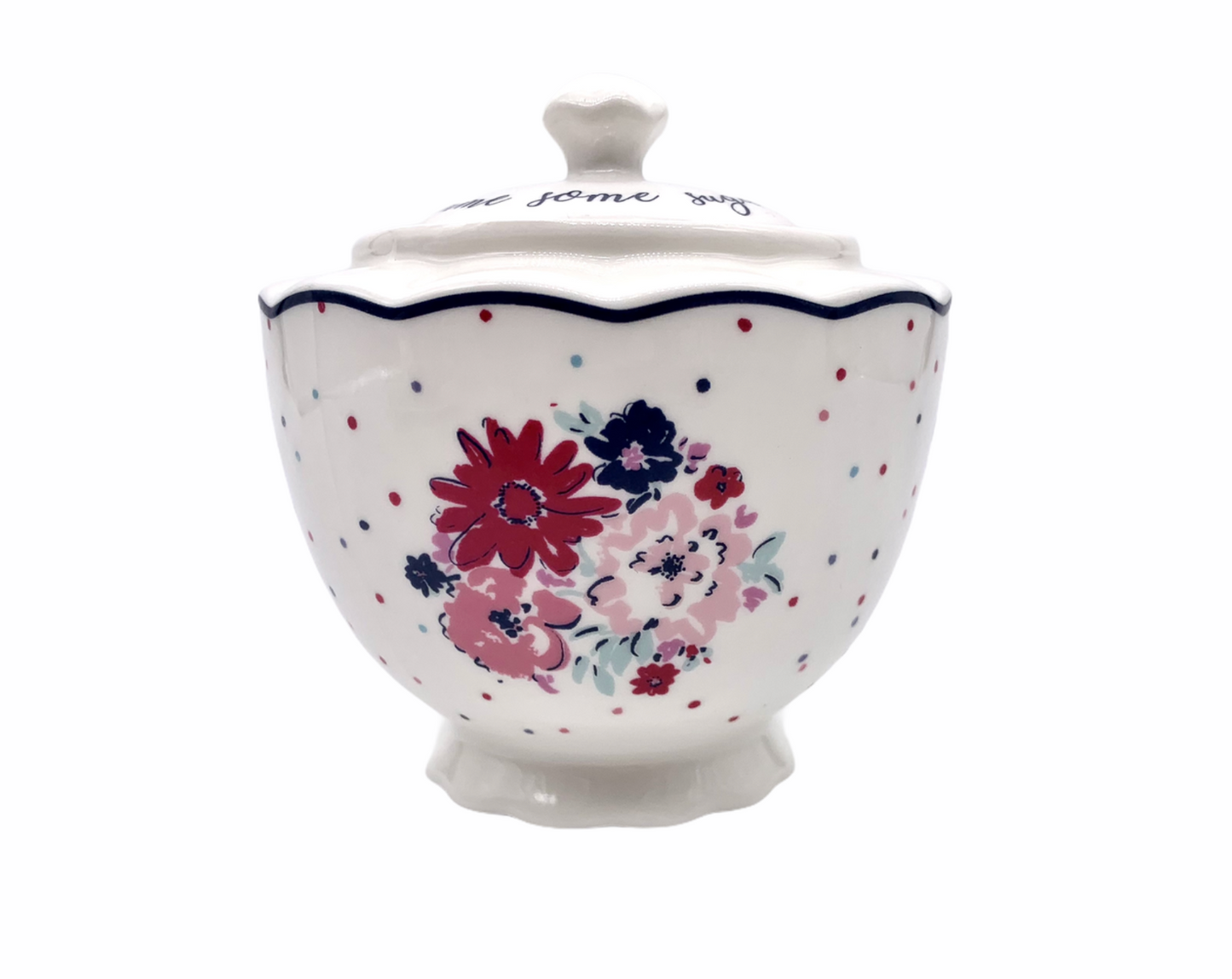 Ashley Thomas Porcelain Vintage Sugar Bowl