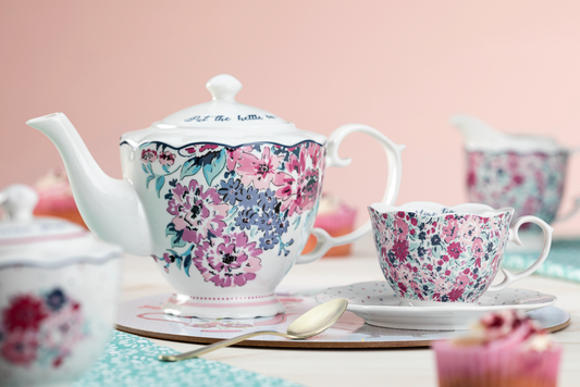 Ashley Thomas Porcelain Vintage Teapot