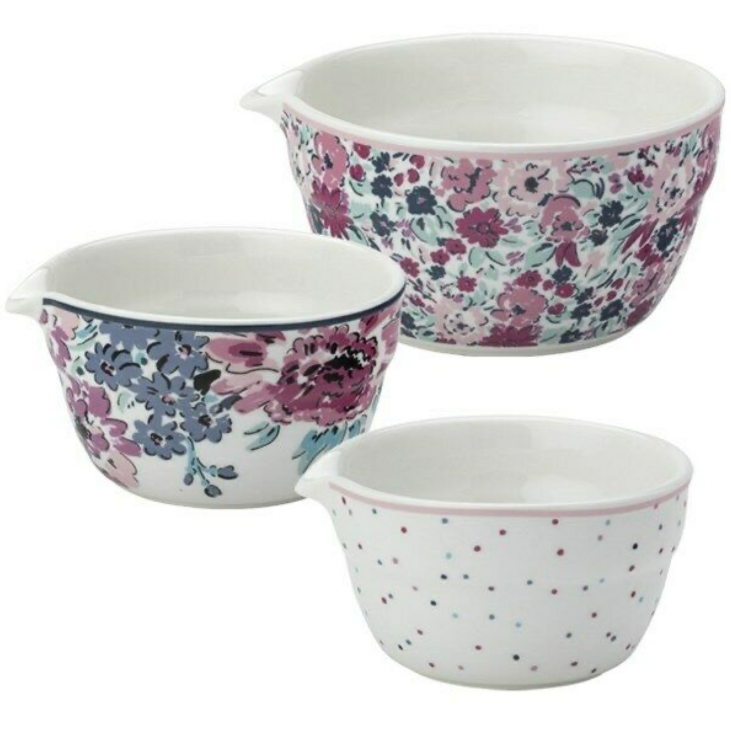 Ashley Thomas Porcelain Measuring Cups ( Set Of 3 )