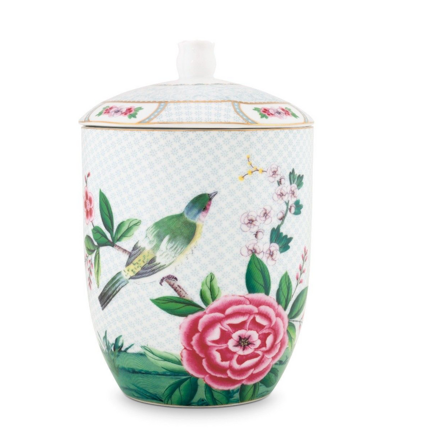 Pip Studio Blushing Birds Storage Jar White