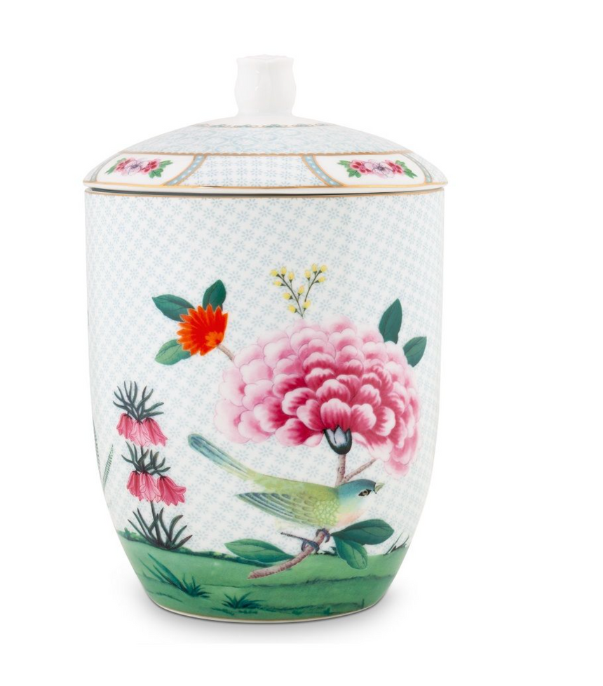 Pip Studio Blushing Birds Storage Jar White