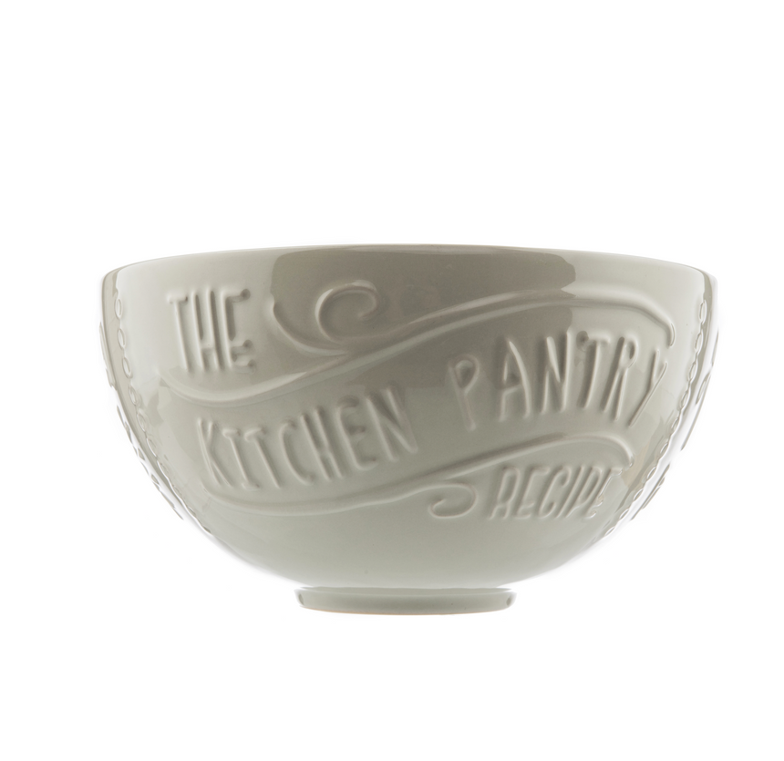 Kitchen Pantry Large Mixing Bowl, Grey