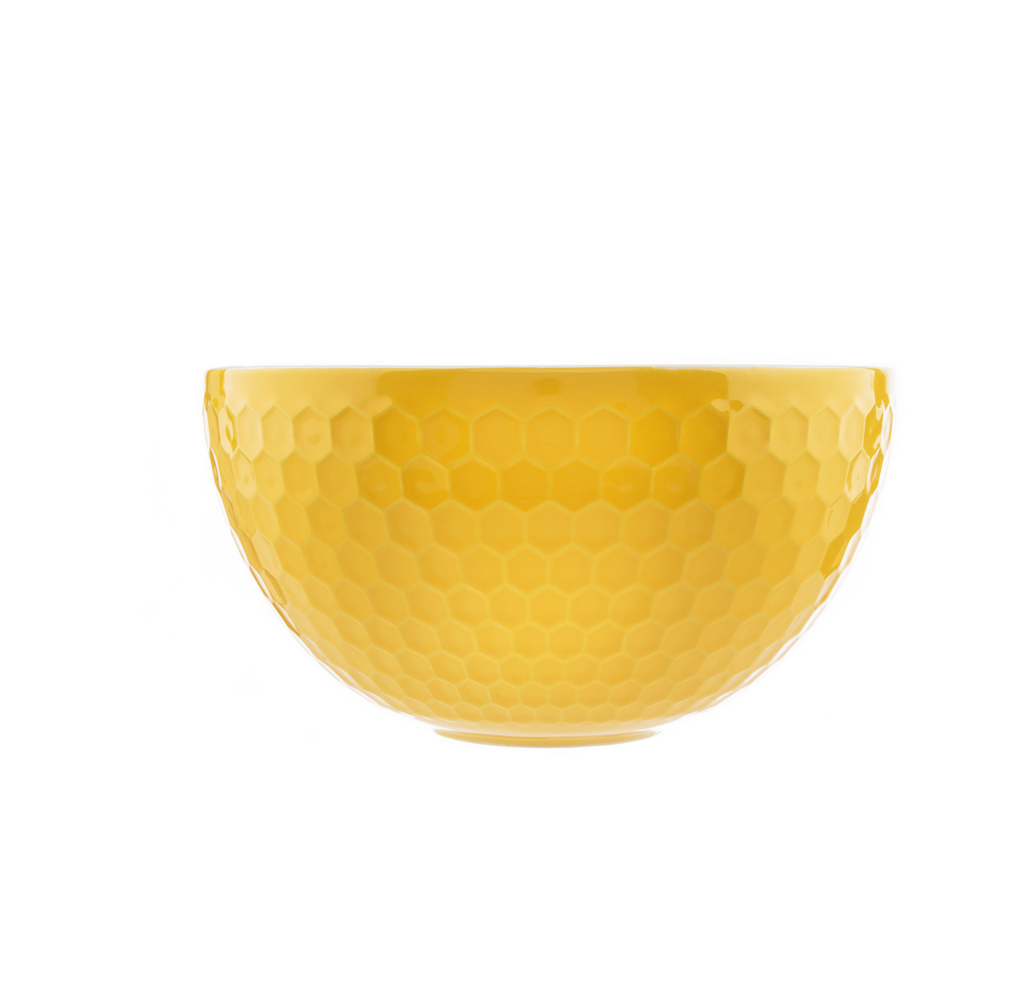 Kitchen Pantry Honeycomb Mixing Bowl, Yellow