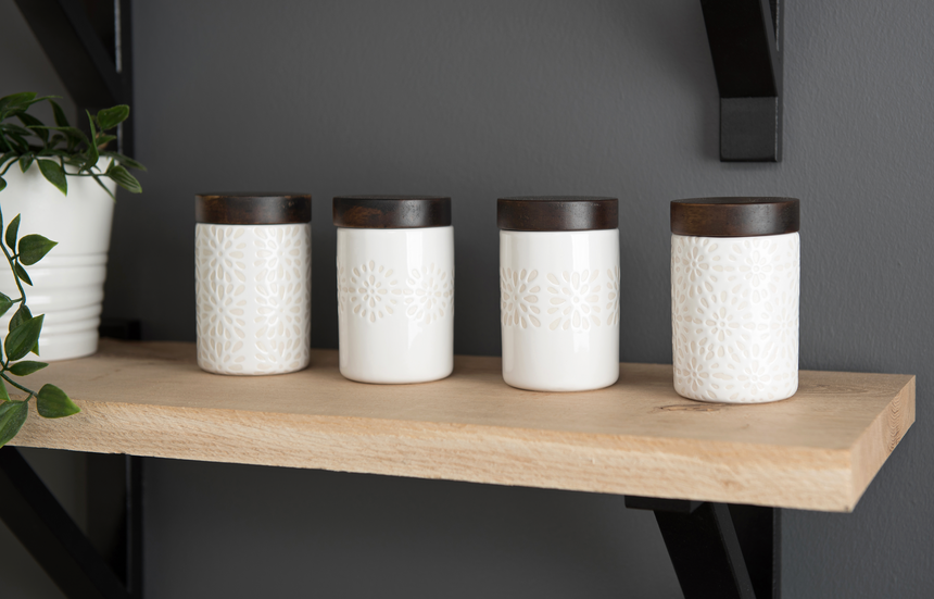 Artisan Street Mini Storage Jars (Set Of 4)