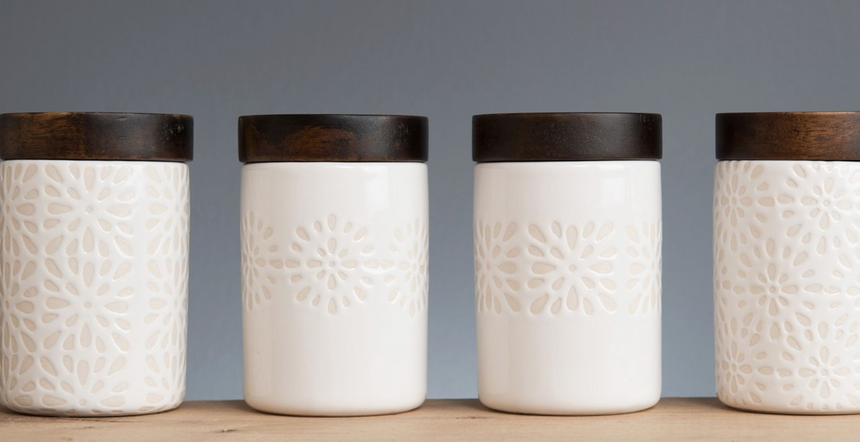 Artisan Street Mini Storage Jars (Set Of 4)