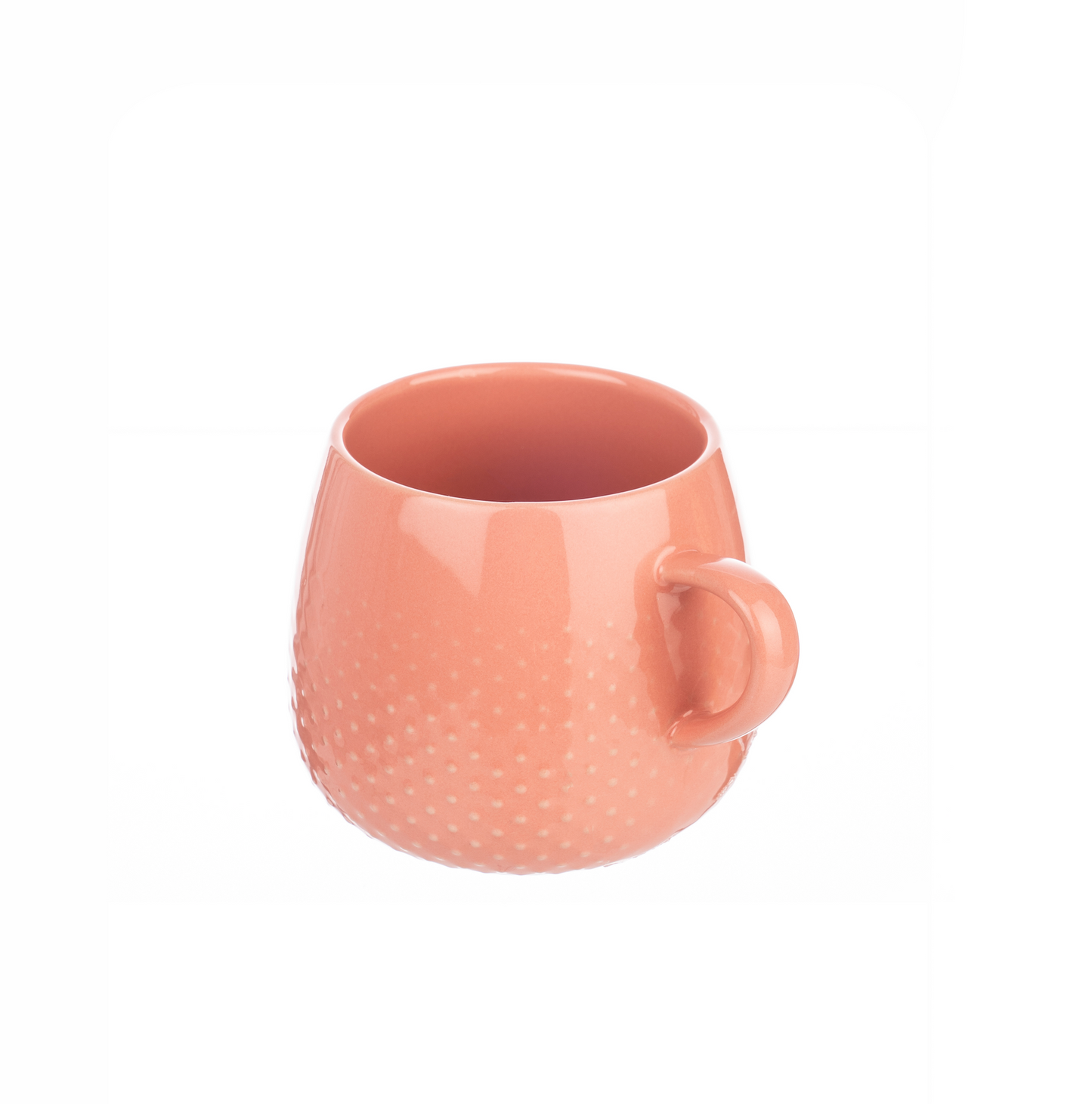 Embossed Round Mug ,Pink