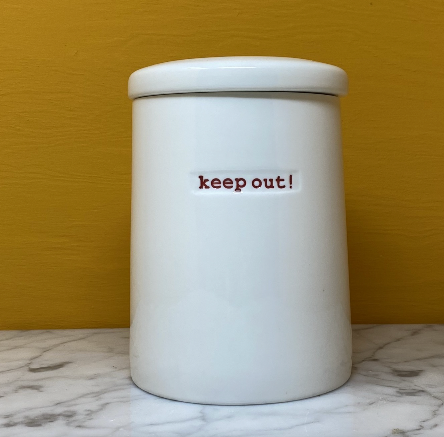 Keith Brymer Jones Storage Jar, Keep Out