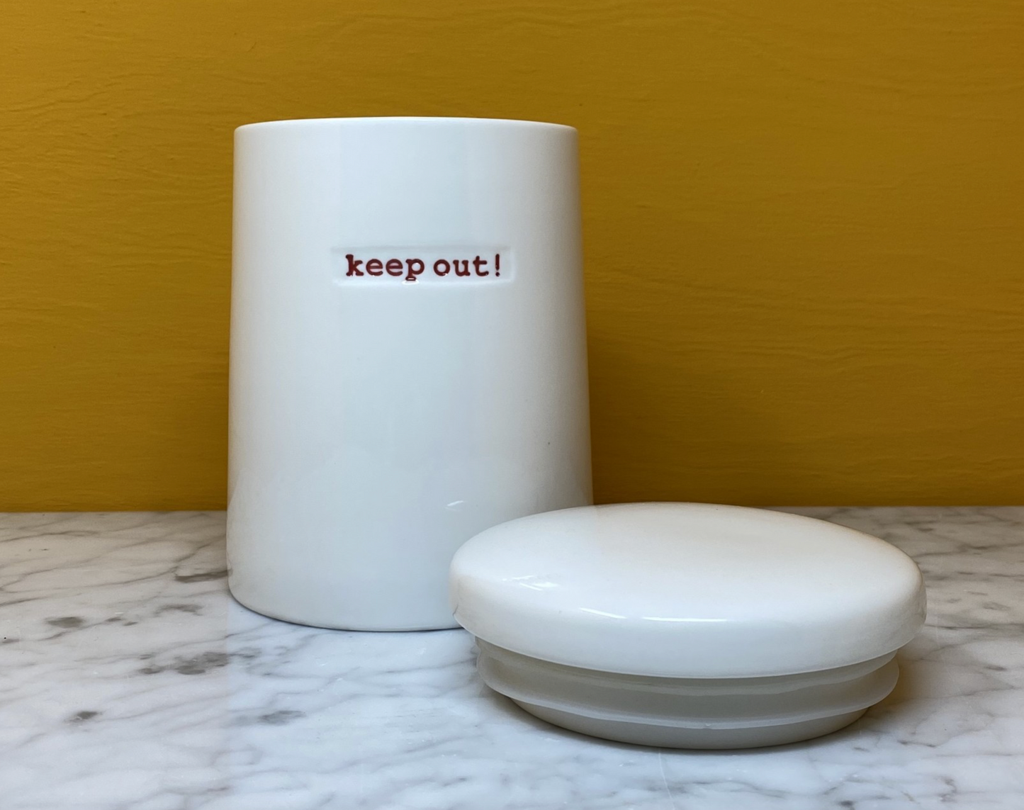 Keith Brymer Jones Storage Jar, Keep Out