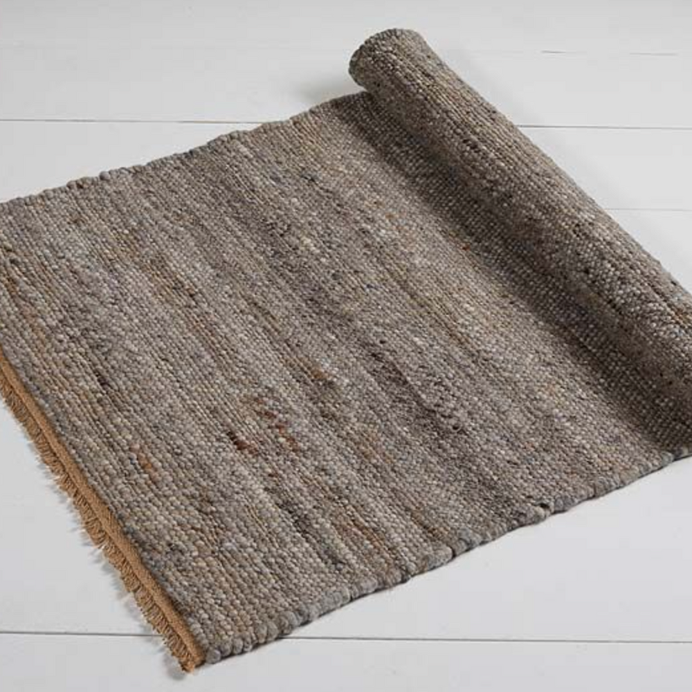 Walton & Co Harris Wool Rug, Smoke