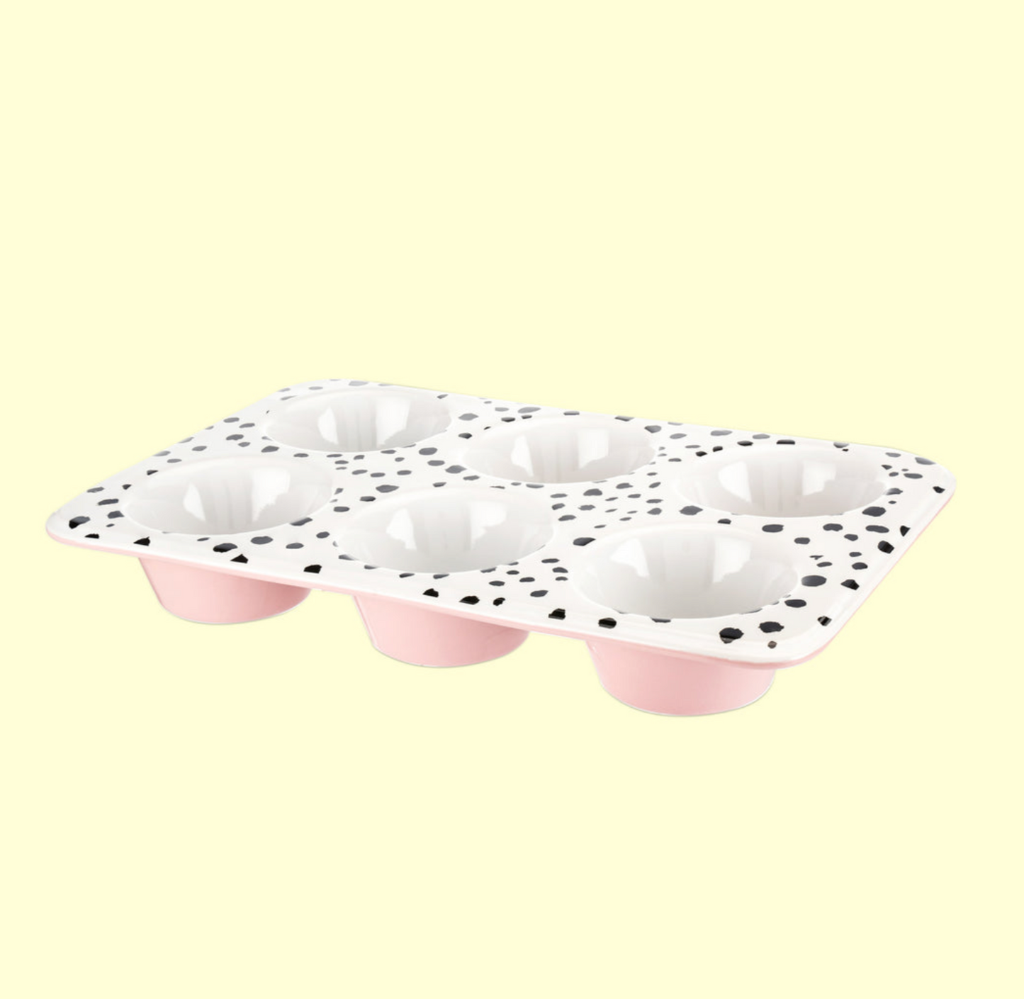 Eleanor Bowmer Ceramic Muffin Tray, Dalmation