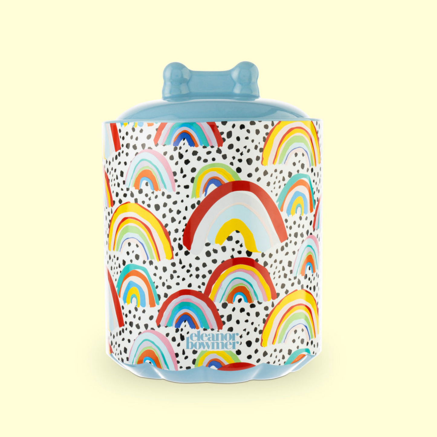 Eleanor Bowmer Ceramic Pet Food Storage Jar, Rainbow