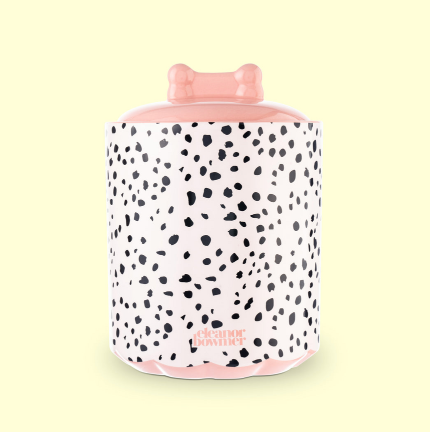 Eleanor Bowmer Ceramic Pet Food Storage Jar, Dalmatian