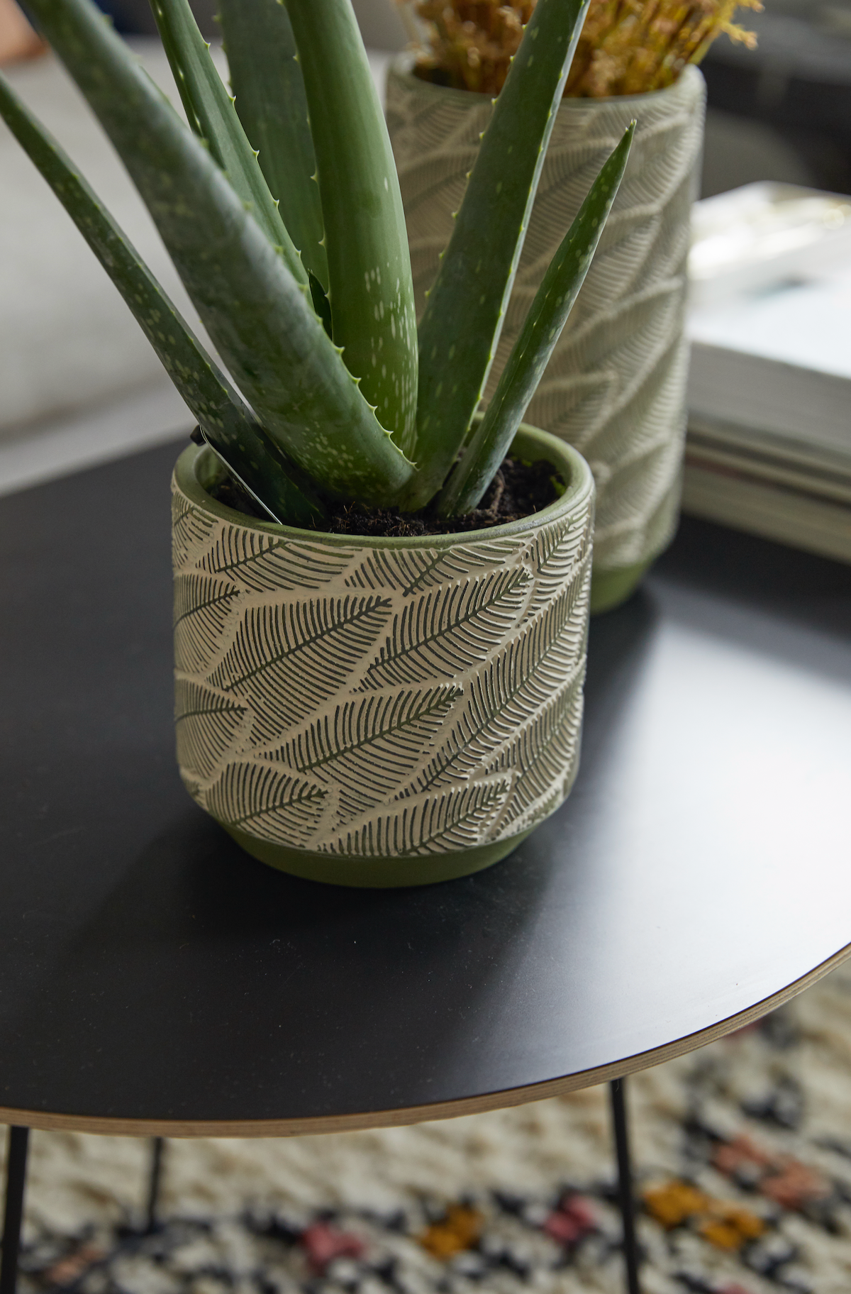 Leaf Ceramic Plant Pot