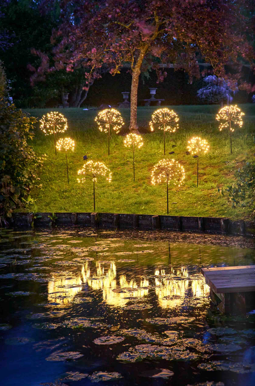 Solar Powered LED Dandelion Light