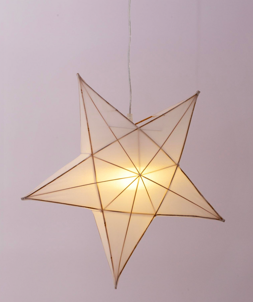 Petitpan Handmade Silk Star Light Pendant