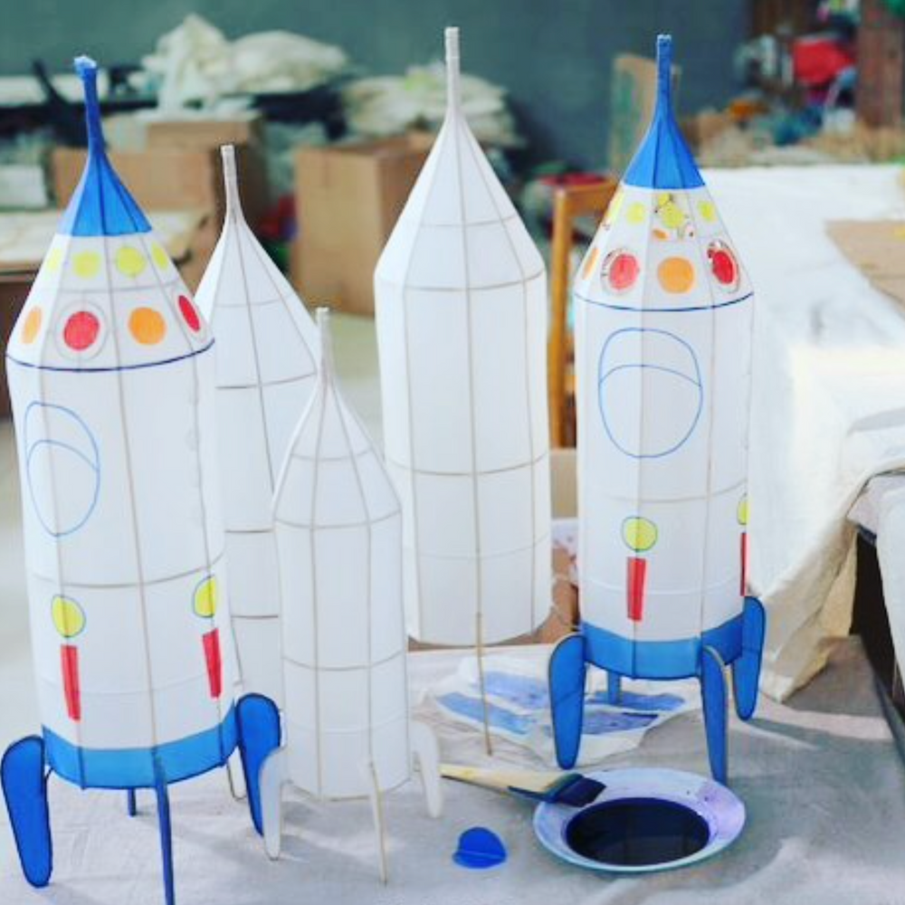 Petit Pan Handmade Silk Light, Rocket, Small