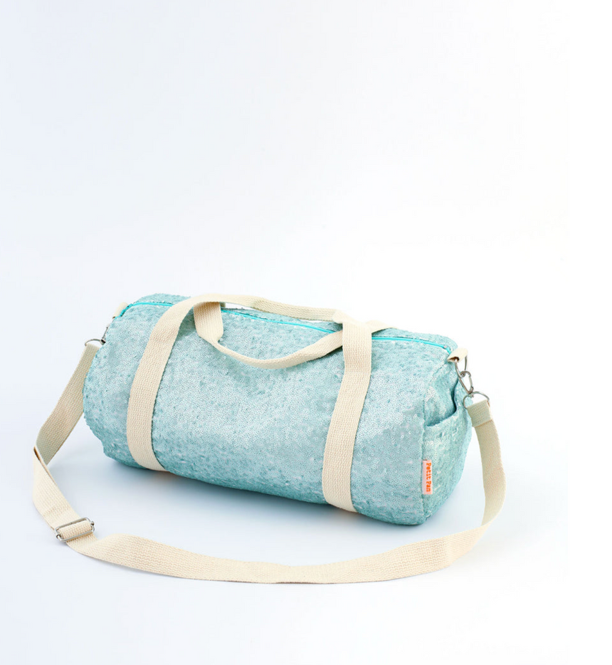 Petit Pan Duffel Bag, Blue Squin