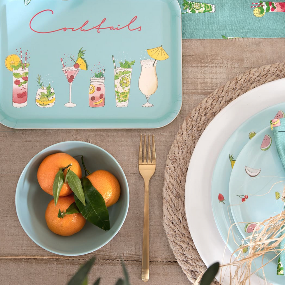 Sophie Allport Melamine Side plate, Cocktails