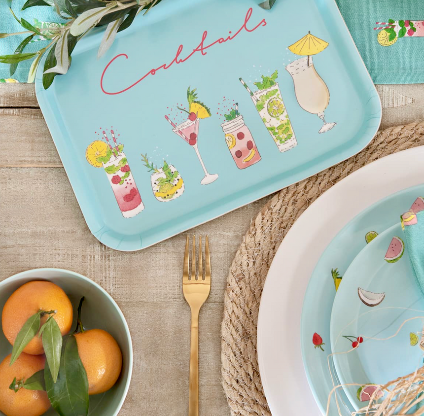 Sophie Allport Mini Serving Tray, Cocktails