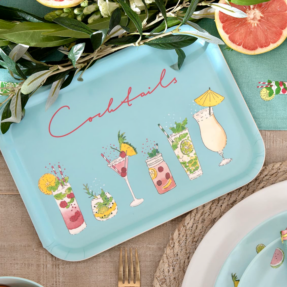 Sophie Allport Mini Serving Tray, Cocktails