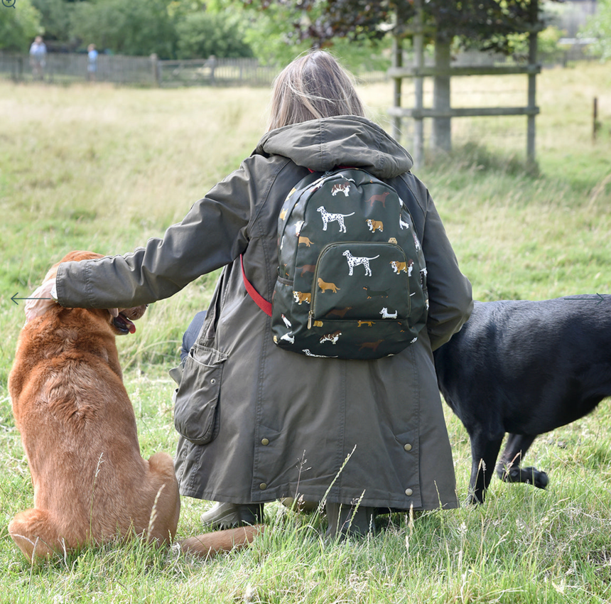 Sophie Allport Foldaway Backpack , Fetch