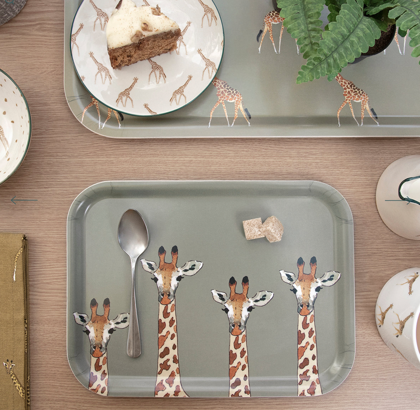 Sophie Allport Serving Tray Giraffe, Large