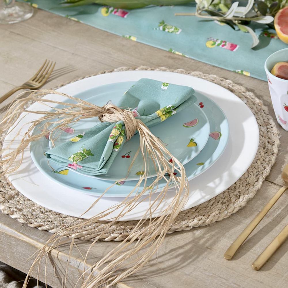 Sophie Allport Melamine Dinner plate, Cocktails