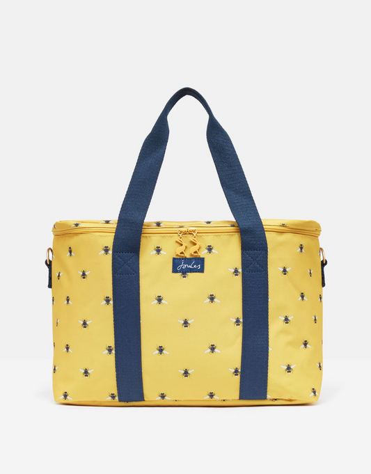 Joules Large Picnic Cooler Bag, Bees