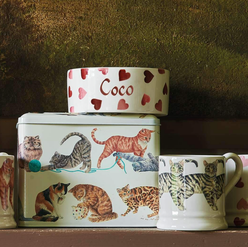 Emma Bridgewater Large Pet treat Caddy, Cats