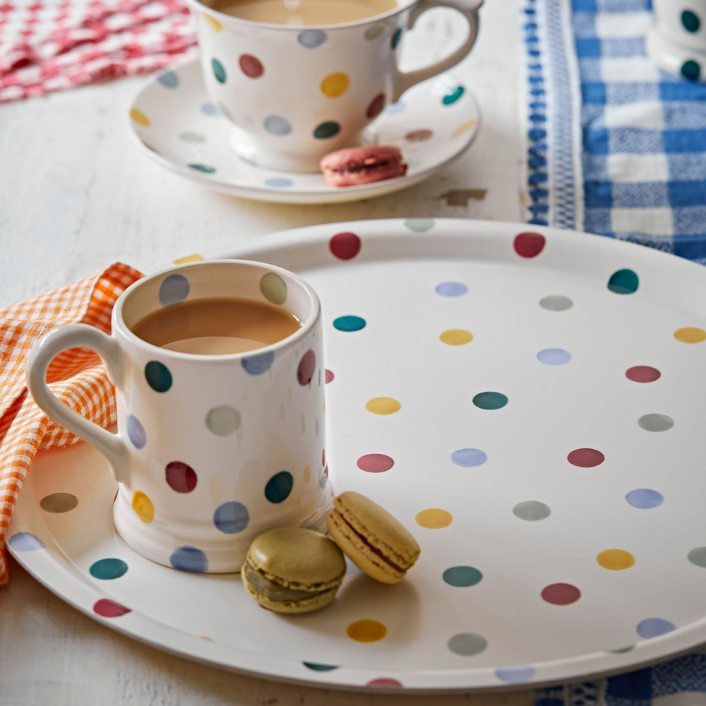 Emma Bridgewater Deep well Mini Serving Tray, Polka Dots