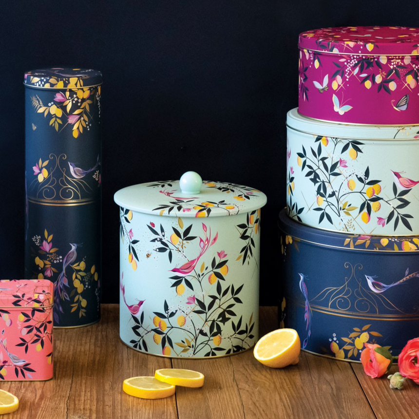 Sara Miller Spaghetti Storage Tin, Orchard