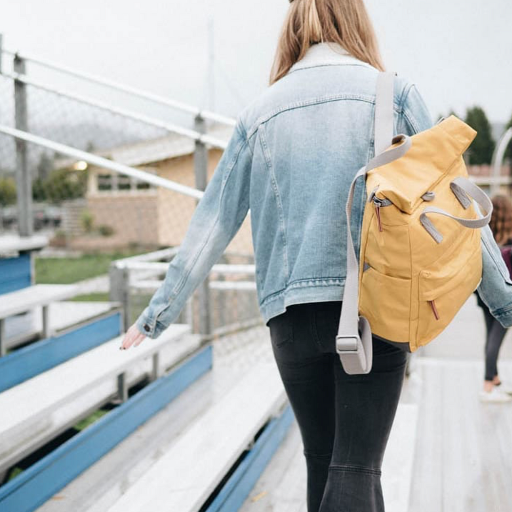 Roka London Canfield B Nylon Rucksack, Corn