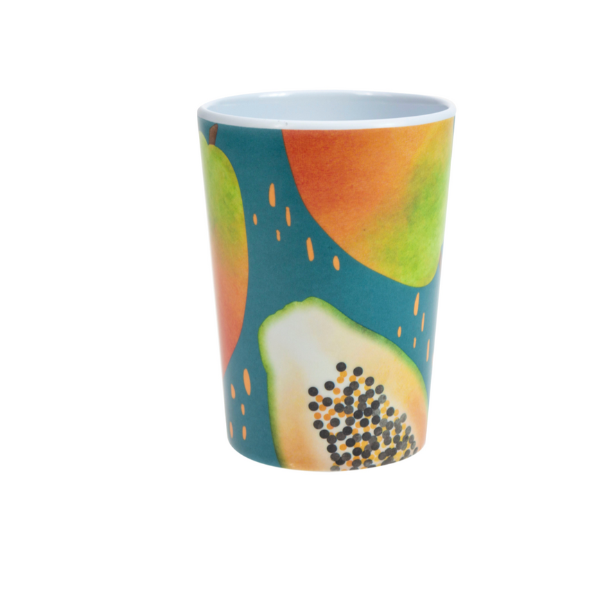 Papaya Bliss Melamine Picnic Beaker