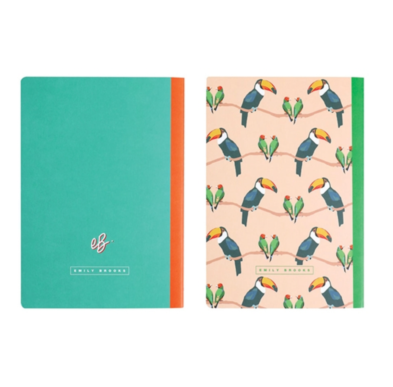 Emily Brooks Set Of Two A5 Notebooks