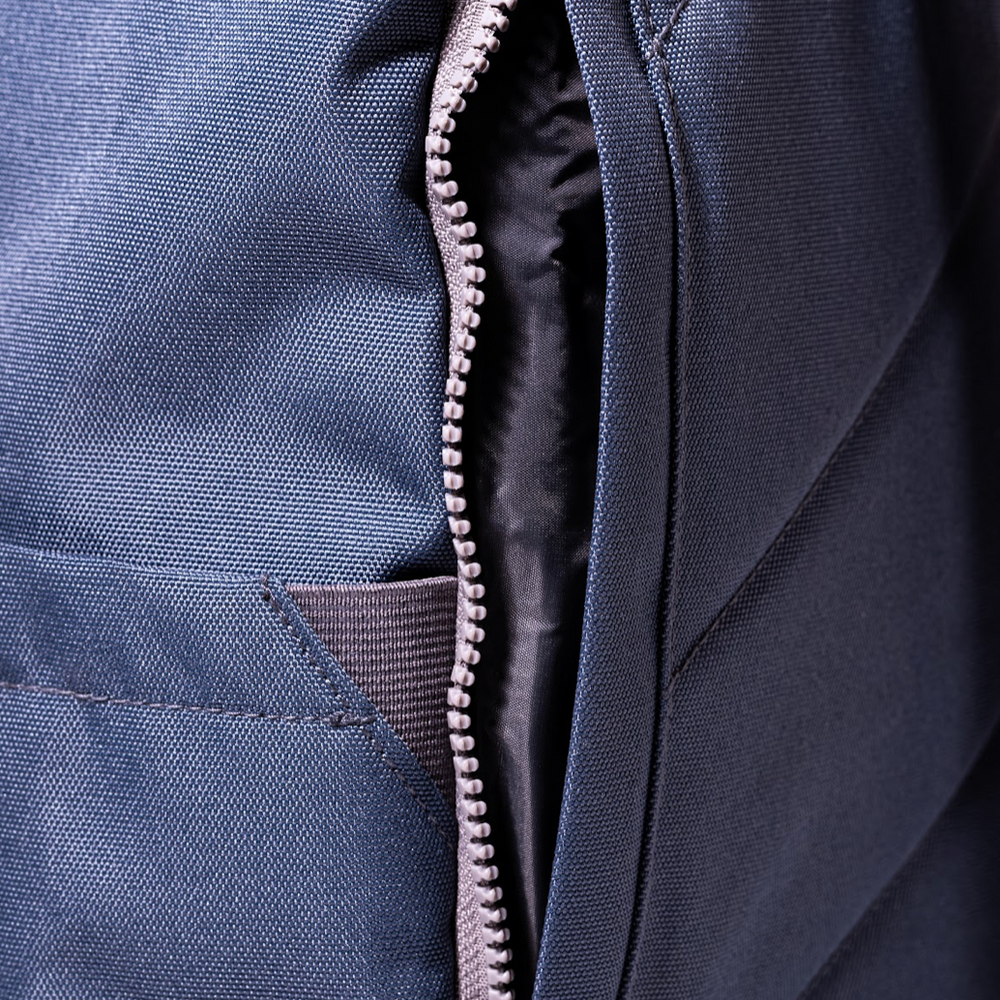 Roka London Finchley Sustainable Canvas Rucksack, Airforce