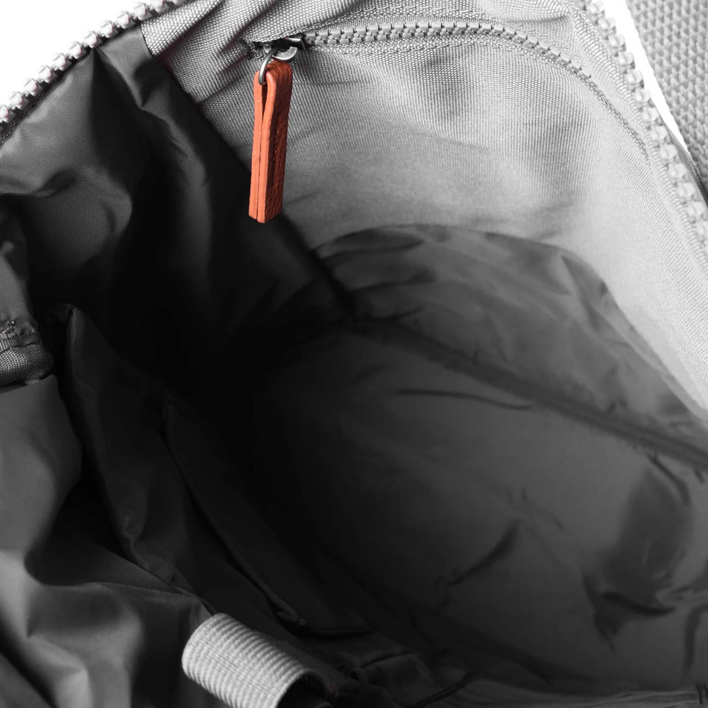 Roka London Finchley Sustainable Canvas Rucksack, Airforce