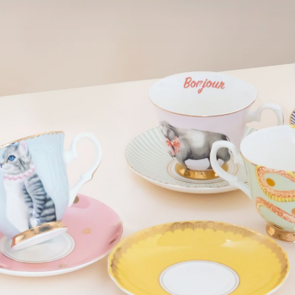 Yvonne Ellen Tea Cup & Saucer, Snake