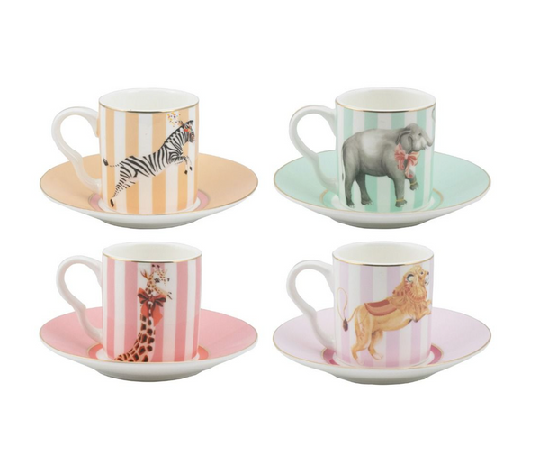 Yvonne Ellen Espresso Cup & Saucer Set – CHALK INTERIORS