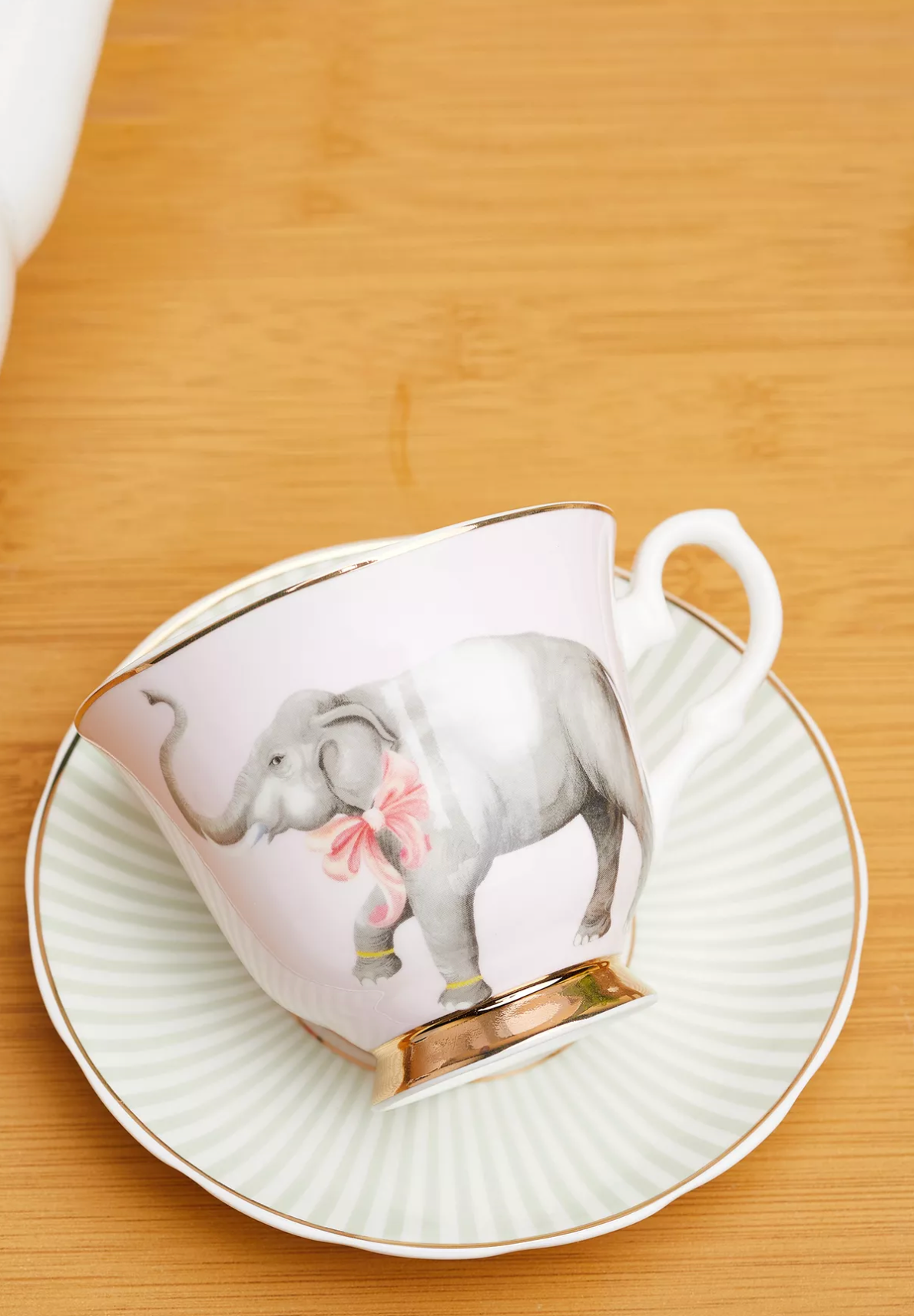 Yvonne Ellen Tea Cup & Saucer, Elephant