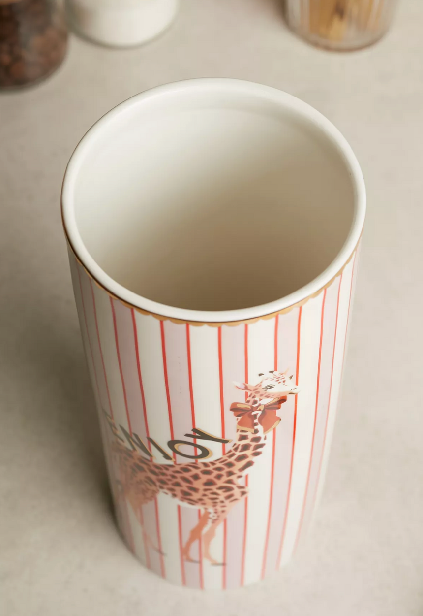 Yvonne Ellen Spaghetti Storage Jar, Giraffe