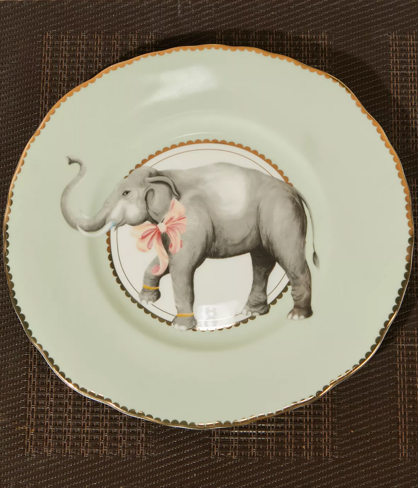 Yvonne Ellen Sandwich Plate, Elephant