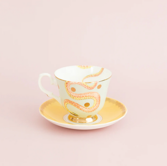 Yvonne Ellen Tea Cup & Saucer, Snake