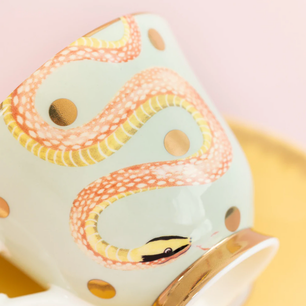 Yvonne Ellen Tea Cup & Saucer, Snake