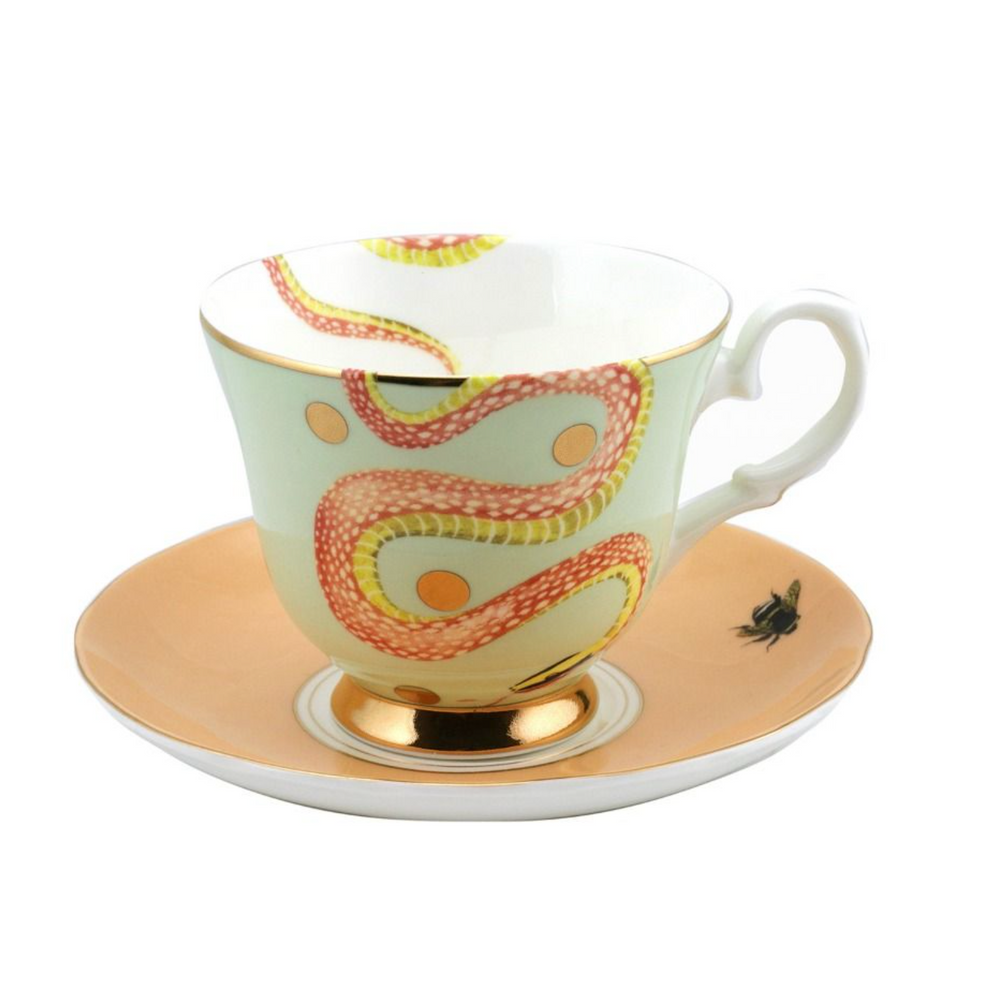 Yvonne Ellen Tea Cup & Saucer, Snake