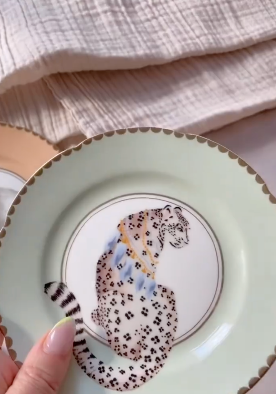 Yvonne Ellen Animal Tea Plate,Set Of 4