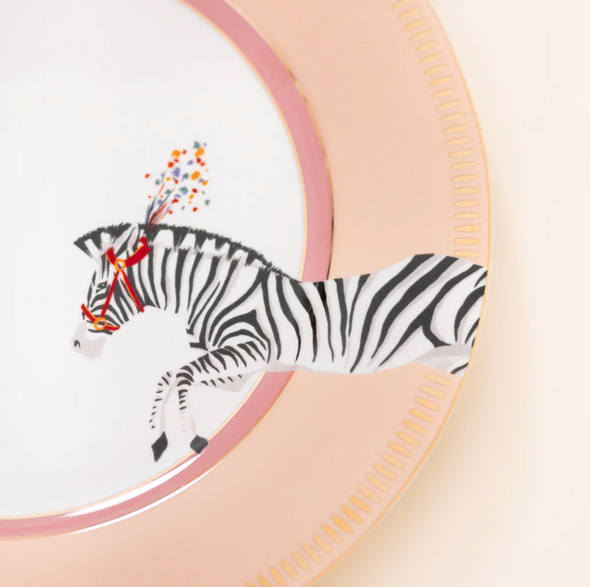 Yvonne Ellen Animal Dinner Plates,Set Of 4