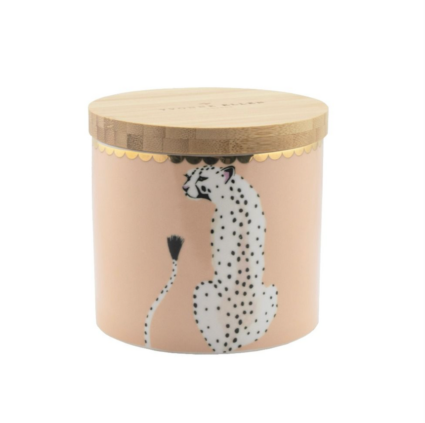 Yvonne Ellen Small Storage Jar, Cheetah