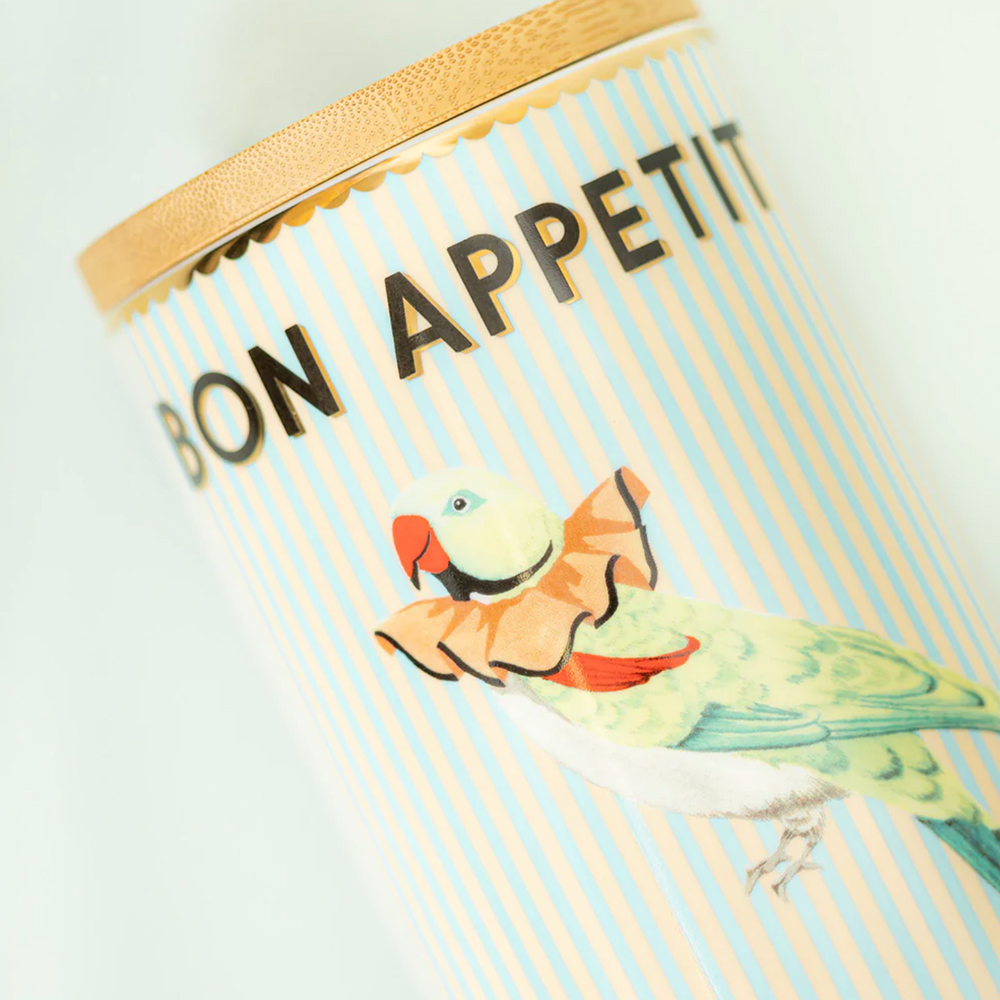 Yvonne Ellen Spaghetti Storage Jar, Parrot