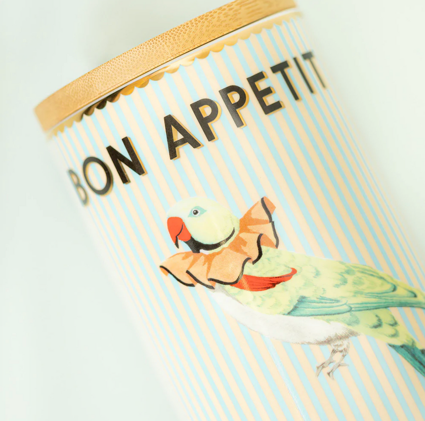 Yvonne Ellen Spaghetti Storage Jar, Parrot