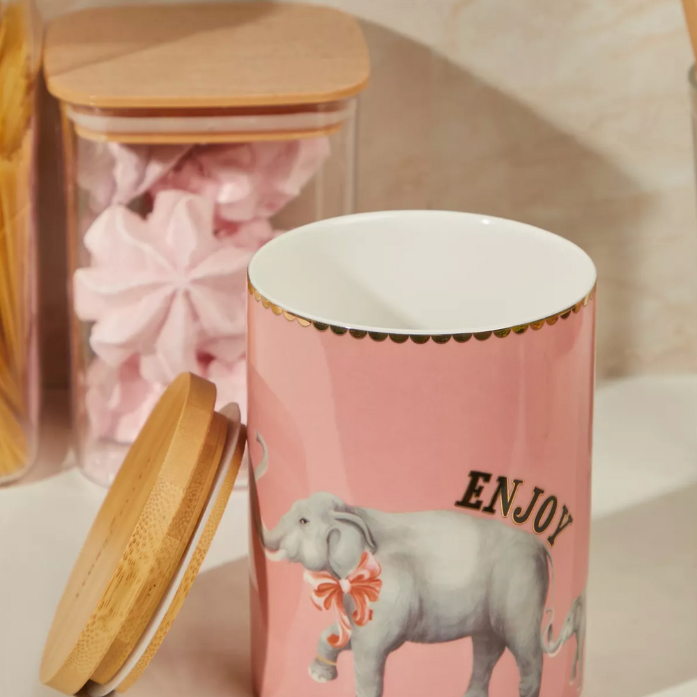 Yvonne Ellen Storage Jar, Elephant